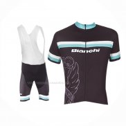 2017 Maillot Cyclisme Bianchi Blanc Bleu Clair Manches Courtes Et Cuissard