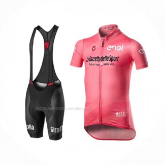 2020 Maillot Cyclisme Giro D'italie Rose Manches Courtes Et Cuissard