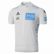 2016 Maillot Cyclisme Tour De France Blanc Manches Courtes