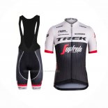 2016 Maillot Cyclisme Trek Segafredo Noir Blanc Manches Courtes Et Cuissard