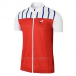 2017 Maillot Cyclisme Coq Sportif Tour De France Rouge Blanc Manches Courtes