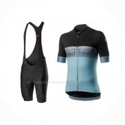 2020 Maillot Cyclisme Castelli Bleu Manches Courtes Et Cuissard