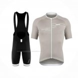 2020 Maillot Cyclisme De Marchi Lumiere Gris Manches Courtes Et Cuissard