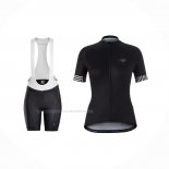 2021 Maillot Cyclisme Femme Trek Noir Manches Courtes Et Cuissard