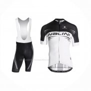 2021 Maillot Cyclisme Nalini Noir Blanc Manches Courtes Et Cuissard