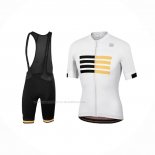 2021 Maillot Cyclisme Sportful Blanc Manches Courtes Et Cuissard