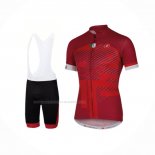 2016 Maillot Cyclisme Castelli Rouge Blanc Manches Courtes Et Cuissard