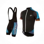 2017 Maillot Cyclisme Pearl Izumi Noir Bleu Manches Courtes Et Cuissard