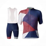 2018 Maillot Cyclisme Mavic Cosmic LTD Fonce Bleu Manches Courtes Et Cuissard