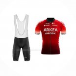 2020 Maillot Cyclisme Arkea Samsic Rouge Noir Manches Courtes Et Cuissard