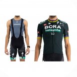 2021 Maillot Cyclisme Bora-Hansgrone Monde Champion Manches Courtes Et Cuissard