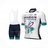 2024 Maillot Cyclisme Bahrain Victorious Blanc Manches Courtes Et Cuissard